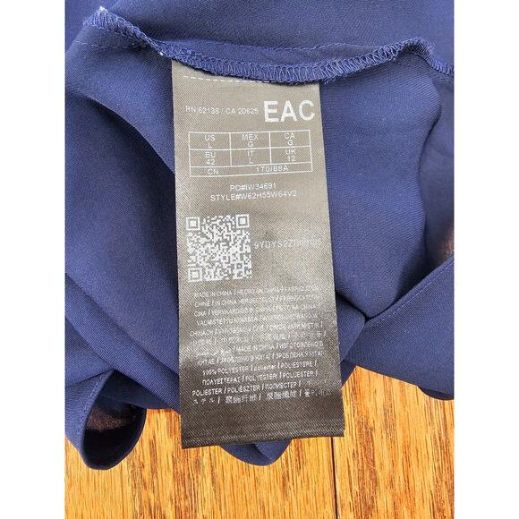 GUESS Minimalist Navy Strappy Layered Tank Top - Picture 5 of 5